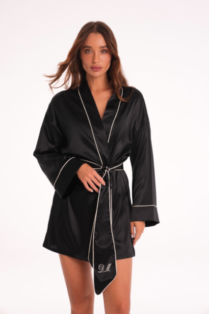 Aleksandra  black  халат